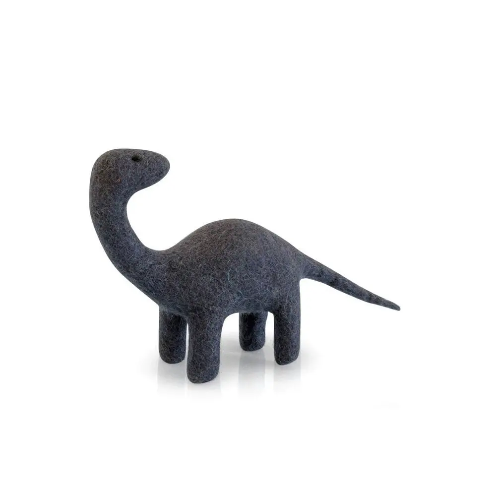 Dashdu - Dirty Dino - Charcoal Grey Felt Dinosaur