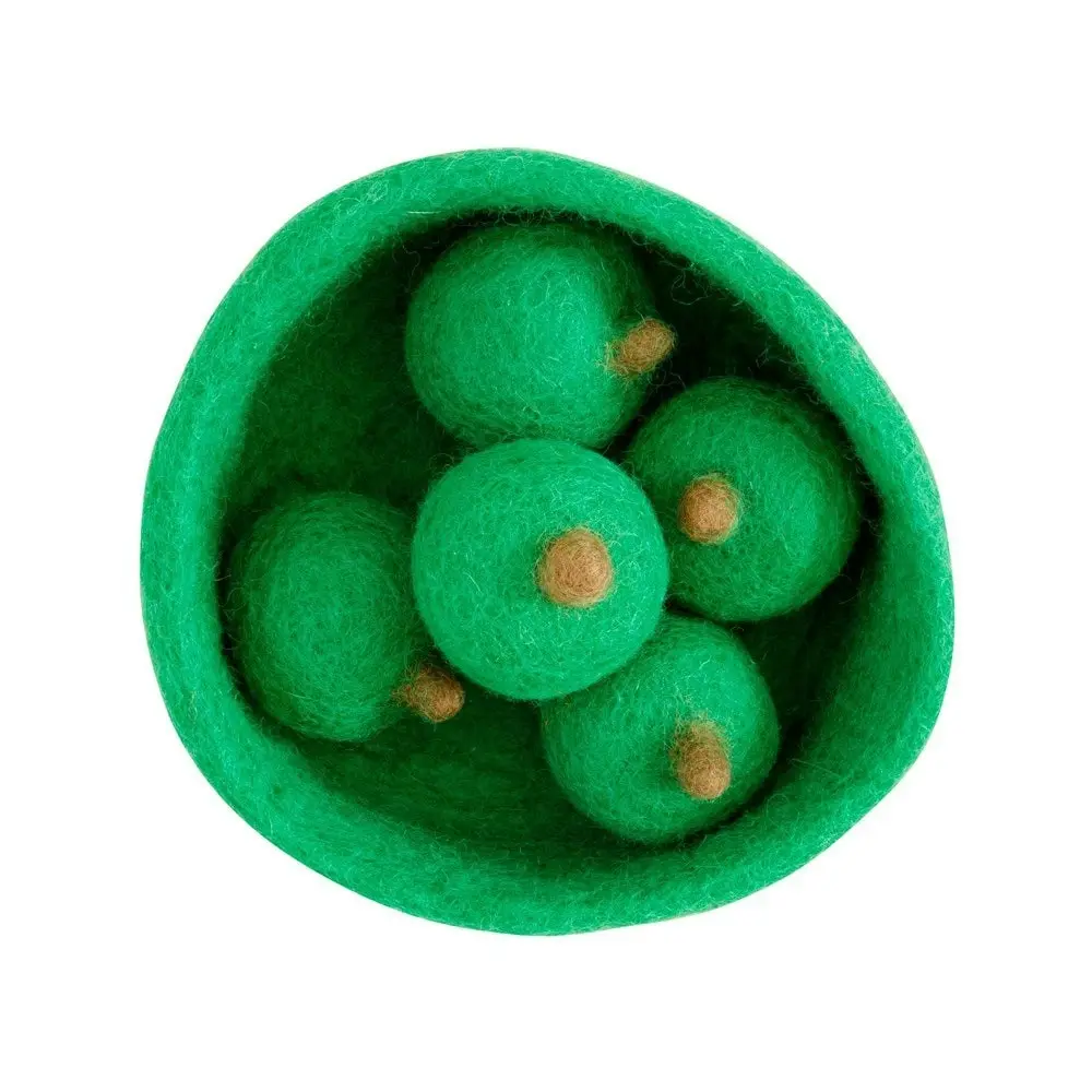 Dashdu - Adam Apple - 5 Felt Fruit Apples with Bowl