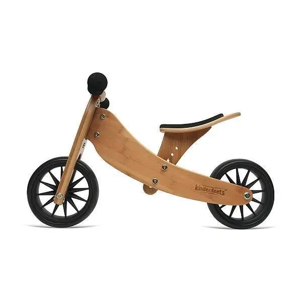 Kinderfeets - 2-in-1 Tiny Tot Balance Bike - Bamboo