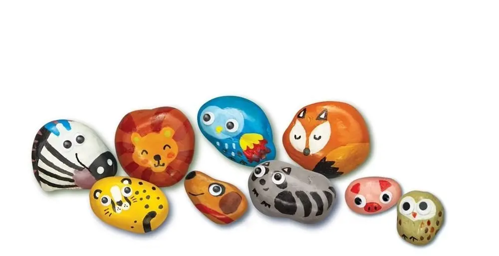 4M - KidzMaker - Magical Animal Rock Painting