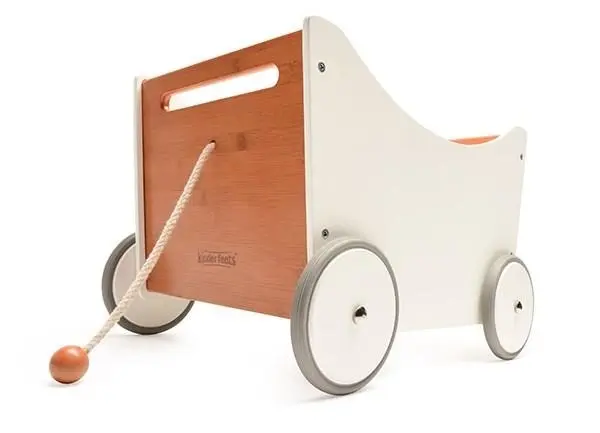 Kinderfeets - Toy Box Walker - White