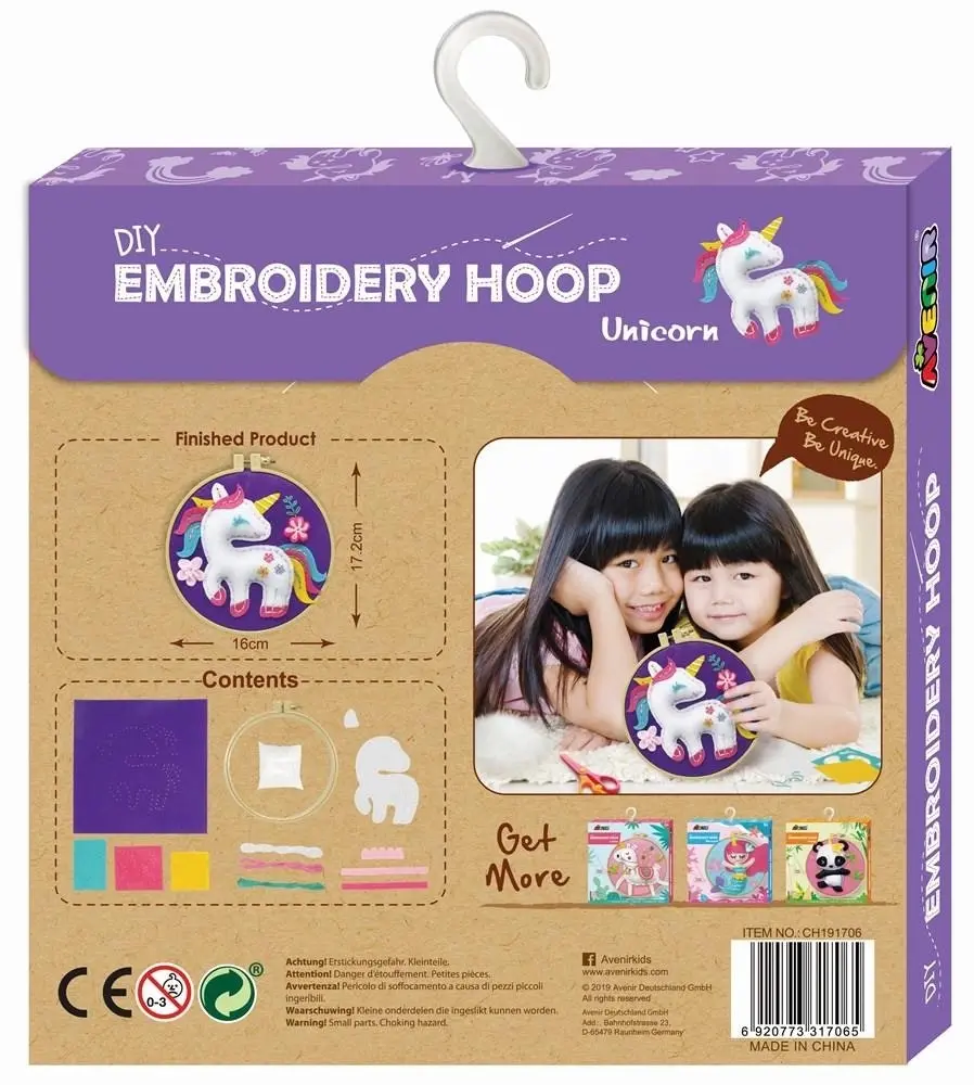 Avenir - Embroidery Hoop - Unicorn