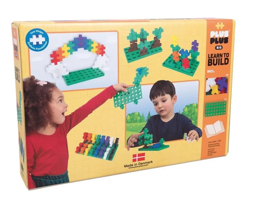 Plus-Plus - BIG - Learn to Build - 60 pcs