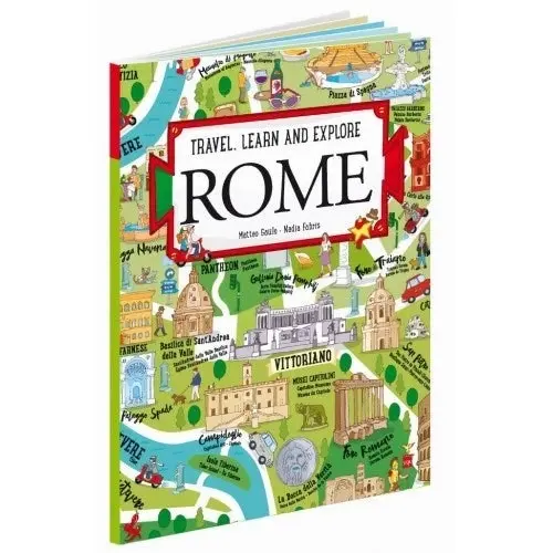 Sassi - Travel, Learn and Explore - Puzzle and Book Set - Rome - 140 pcs