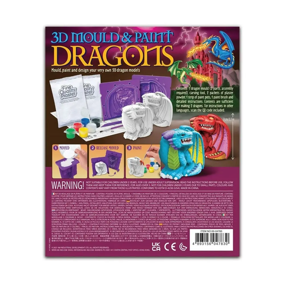 4M - Mould & Paint - 3D Dragons