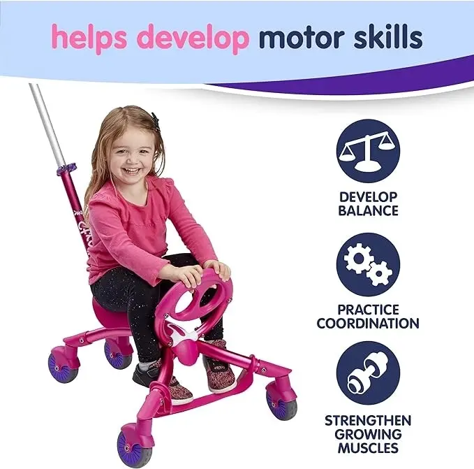 YBIKE - Pewi Push - Ride On/Walker - Pink