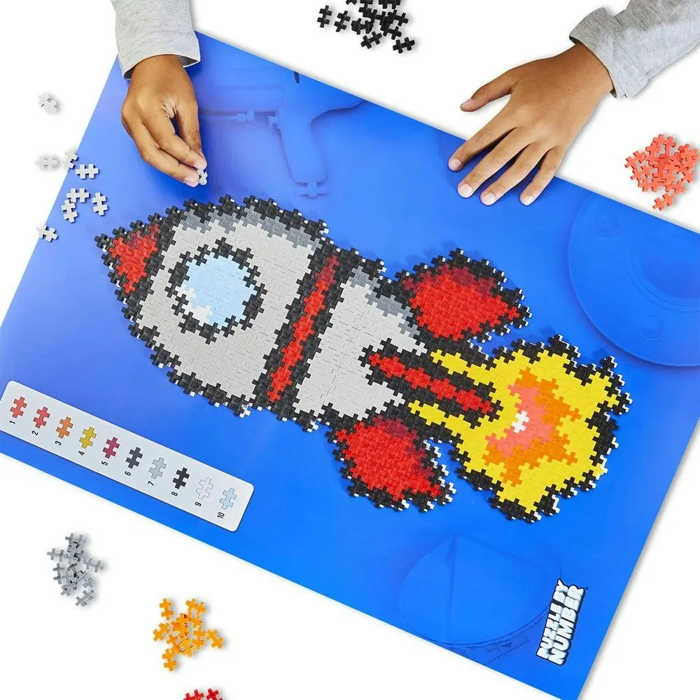 Plus-Plus - Puzzle by Number - Rocket 500pcs