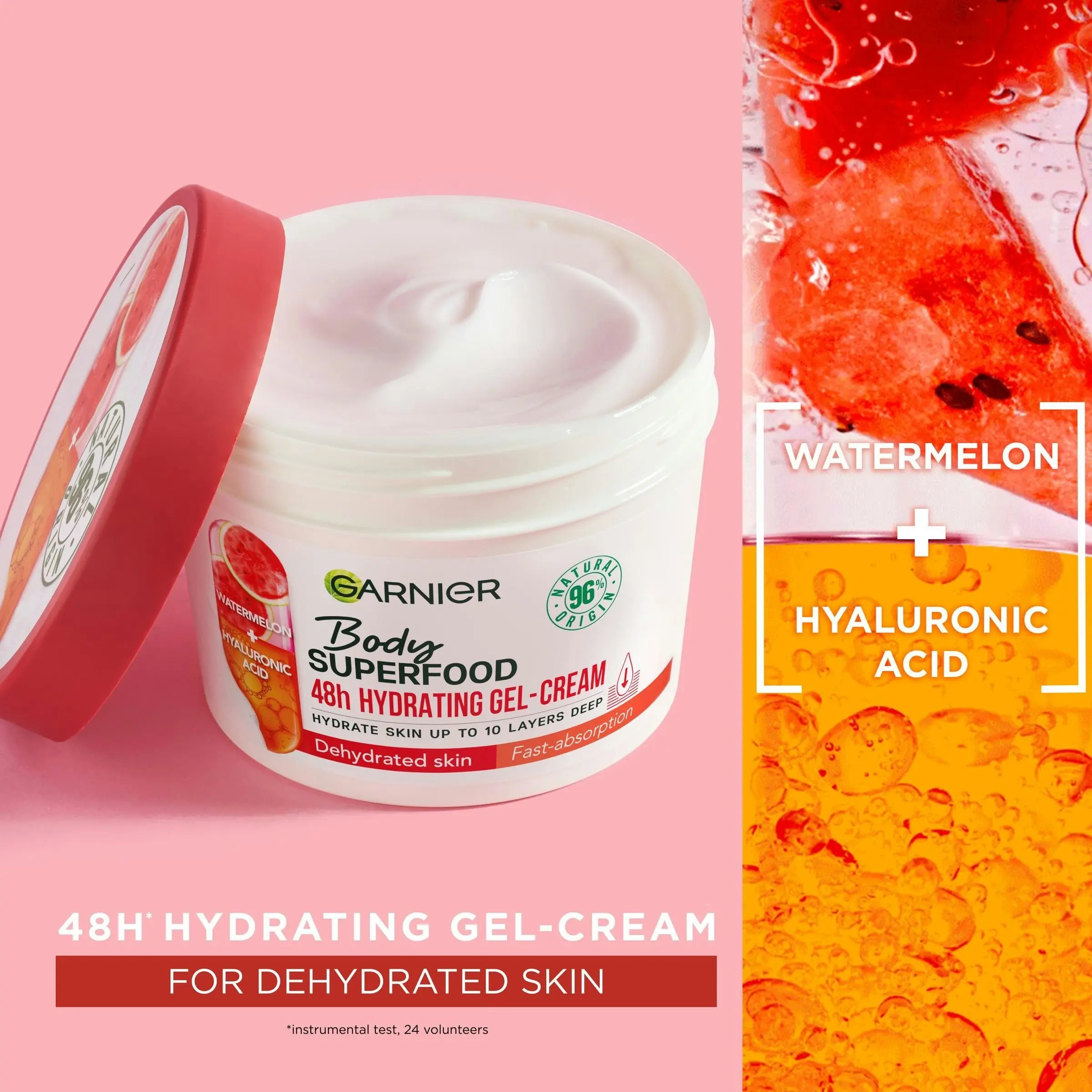 Garnier Body Superfood Watermelon & Hyaluronic Acid Nourishing Cream 380ml