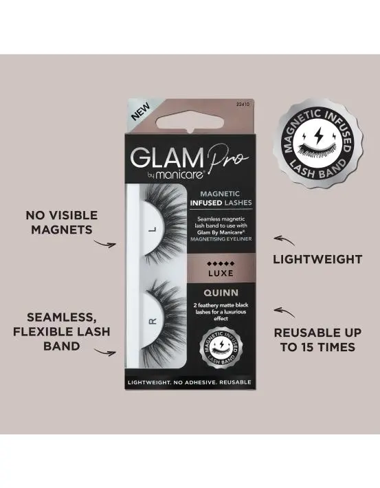 Glam by Manicare Pro Magnetic Infused Lashes Quinn