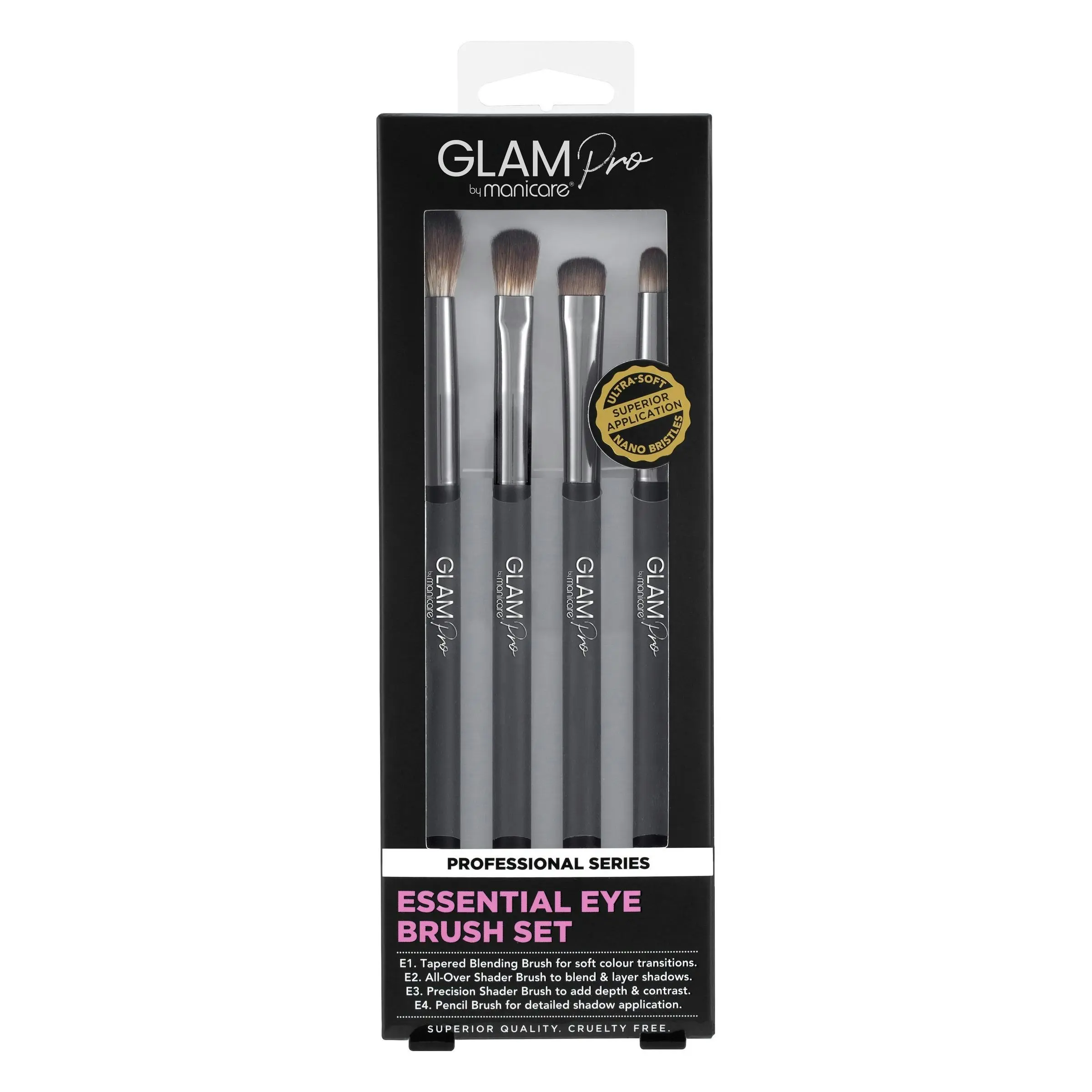 Glam by Manicare Pro Essential Eye Brush Set