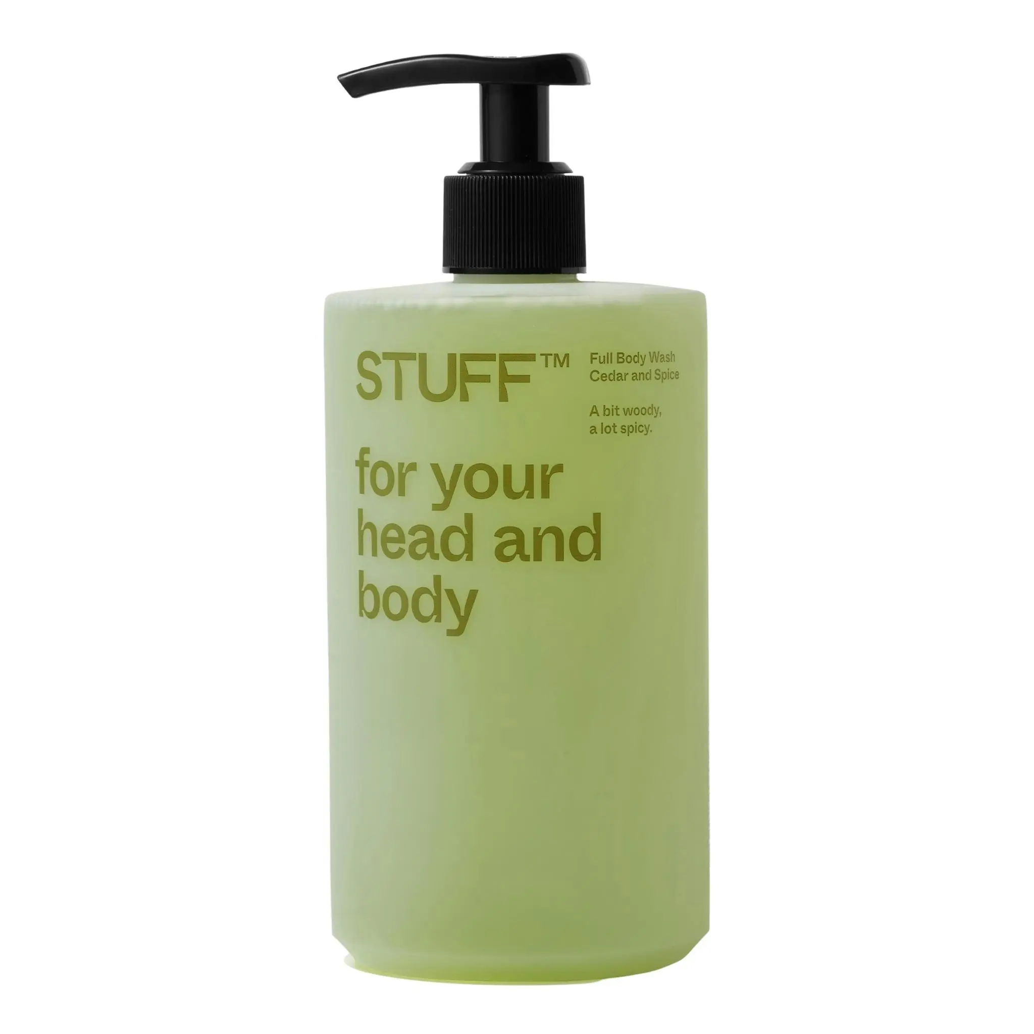 STUFF Men's Head & Body Wash Cedar & Spice 450ml