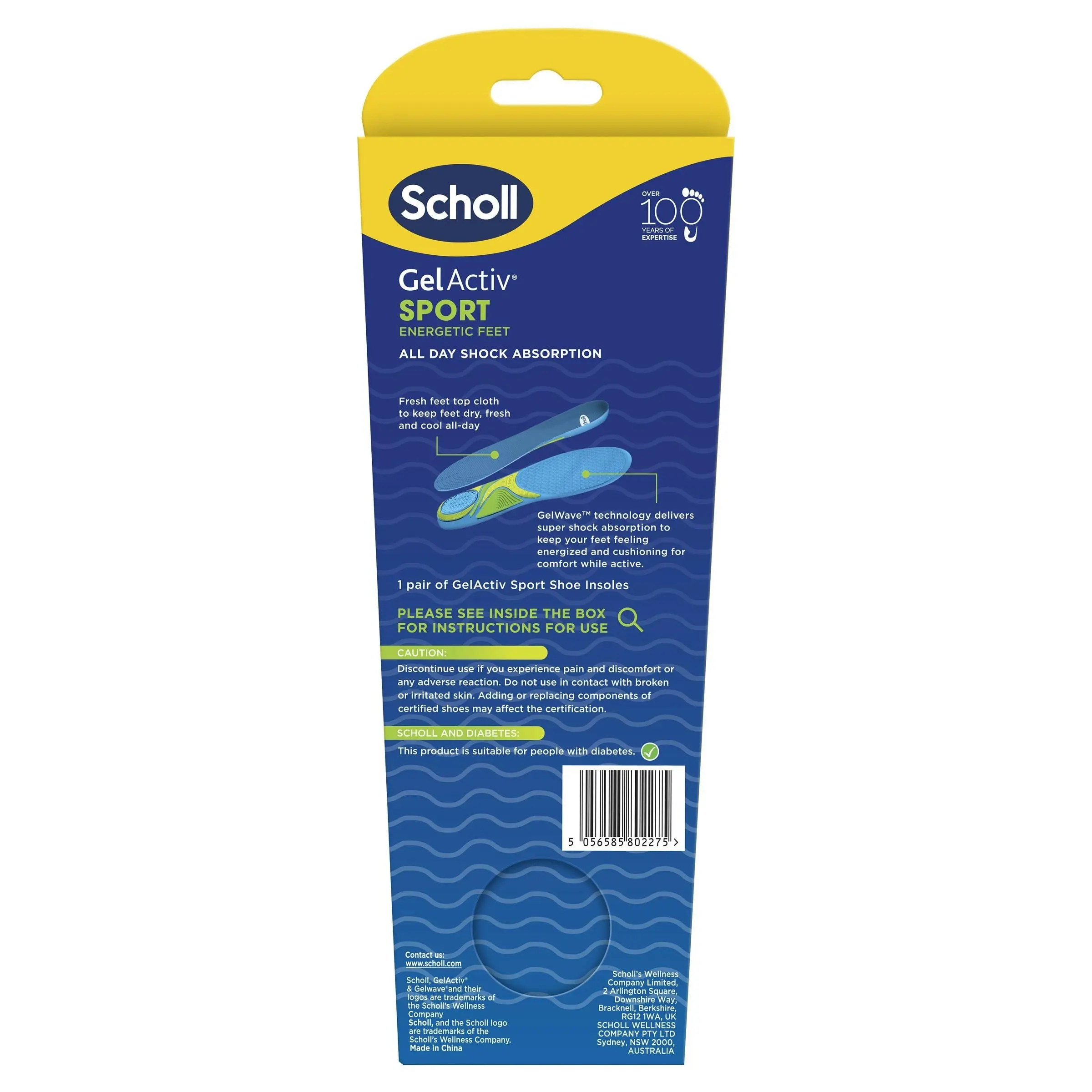 Scholl Gel Activ Insole Sport Small