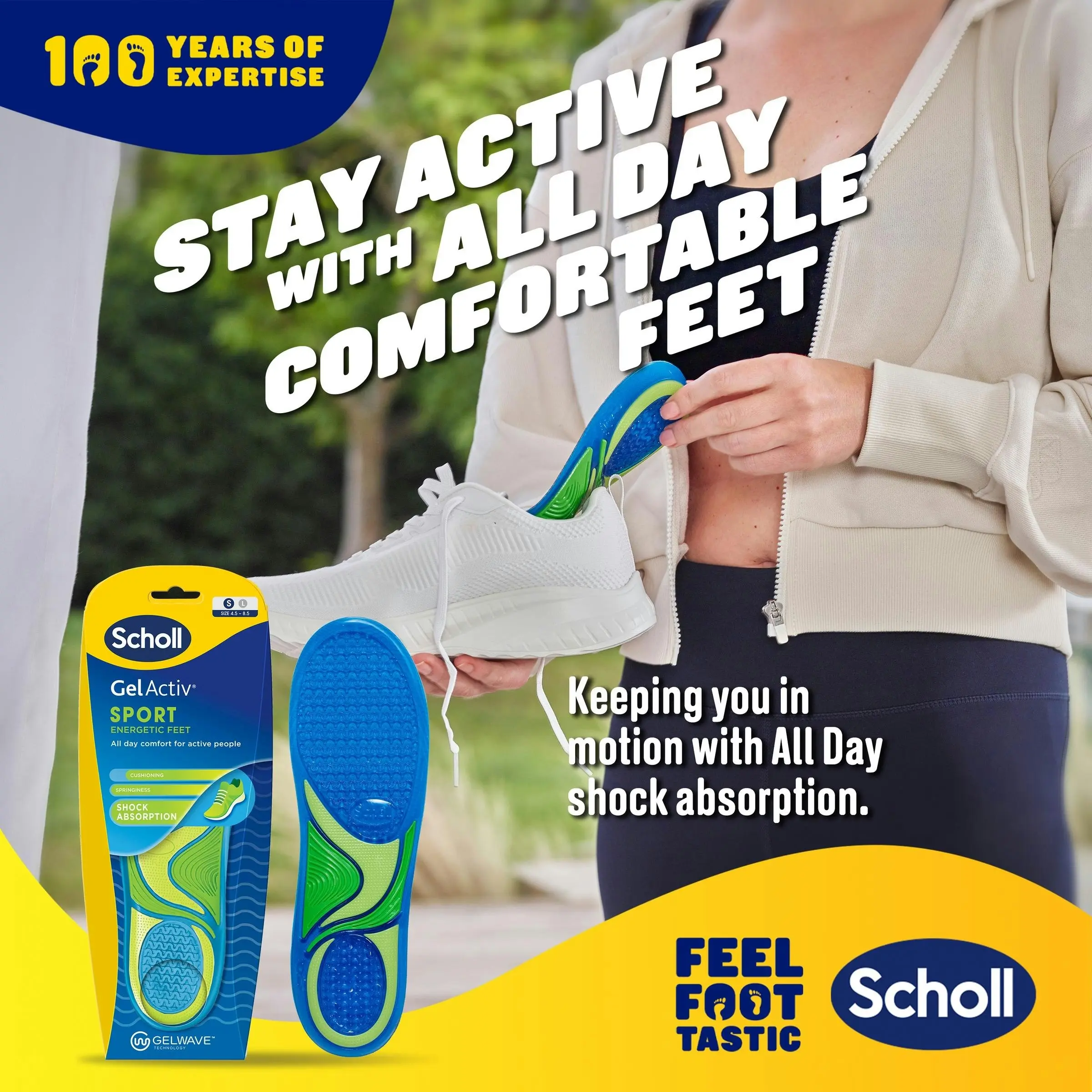 Scholl Gel Activ Insole Sport Small