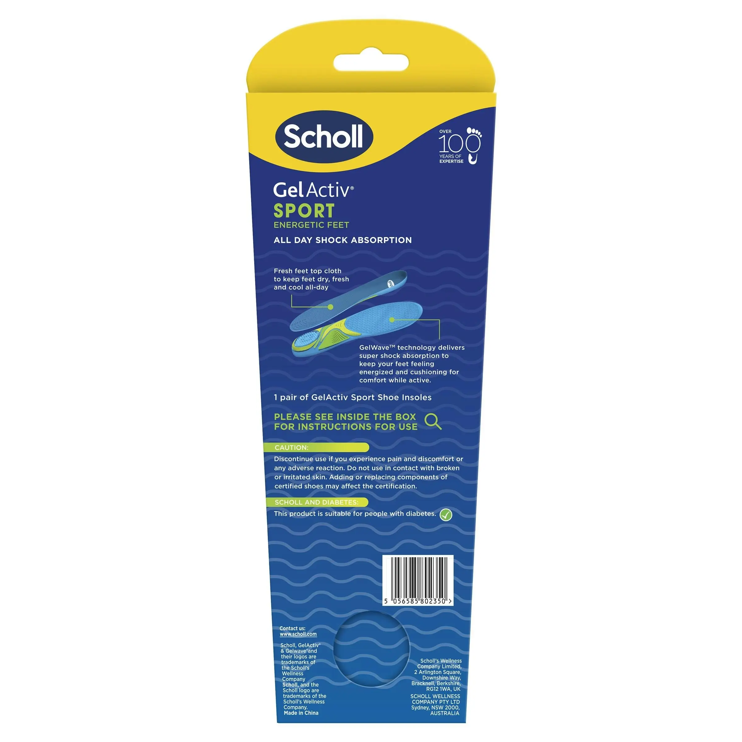 Scholl Gel Activ Insole Sport Large