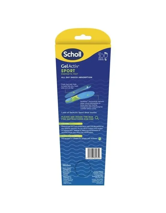 Scholl Gel Activ Insole Sport Large