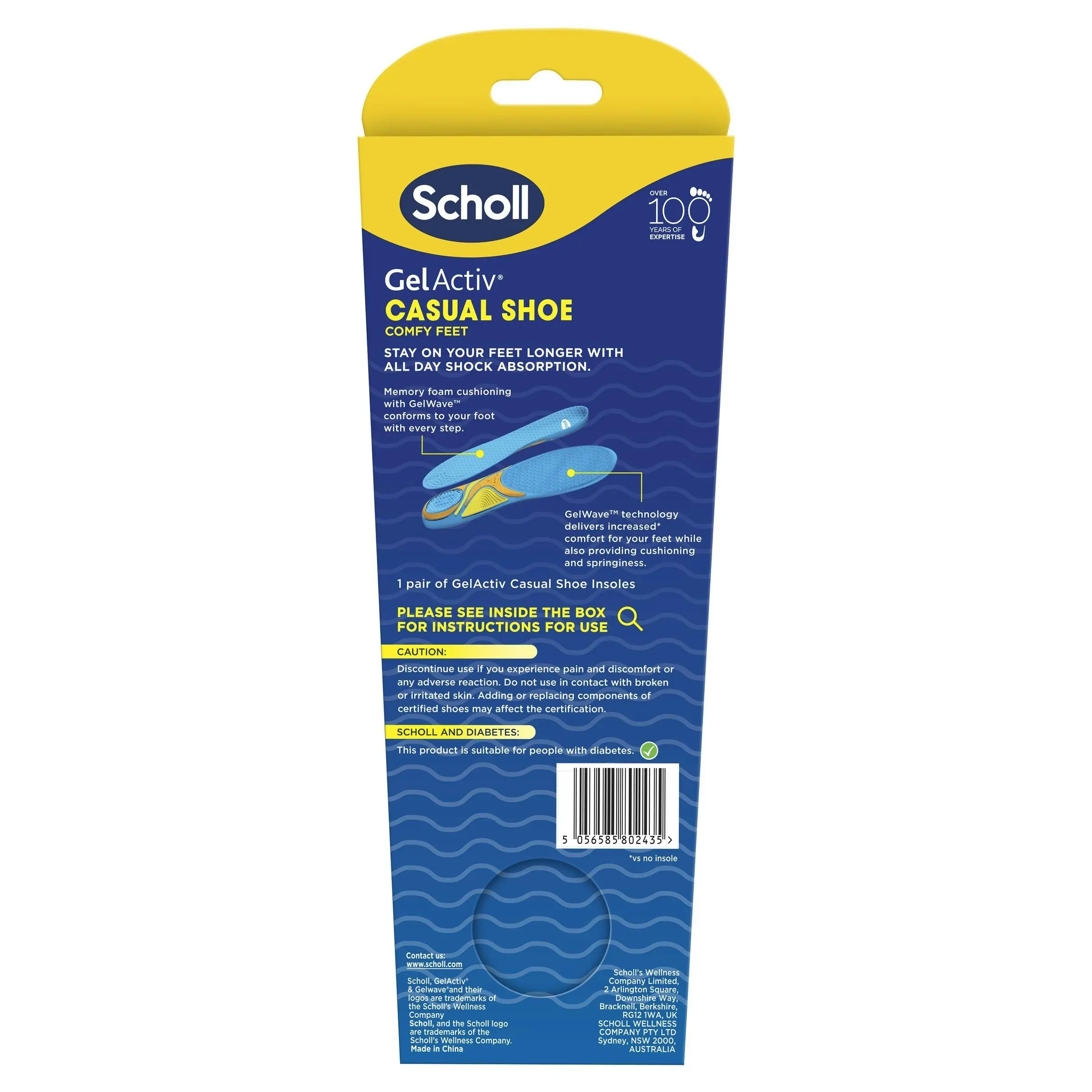 Scholl Gel Activ Insole Casual Small