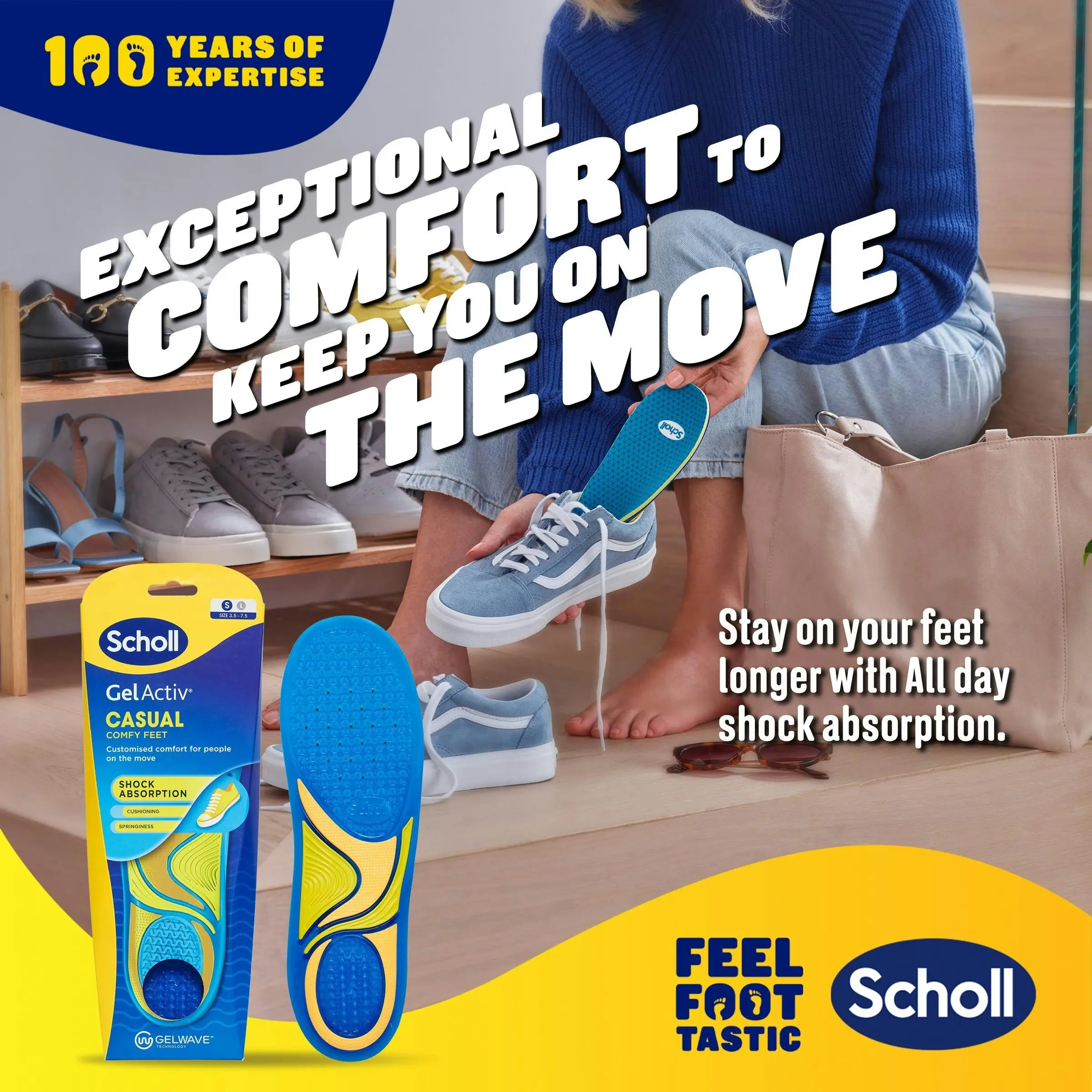 Scholl Gel Activ Insole Casual Small