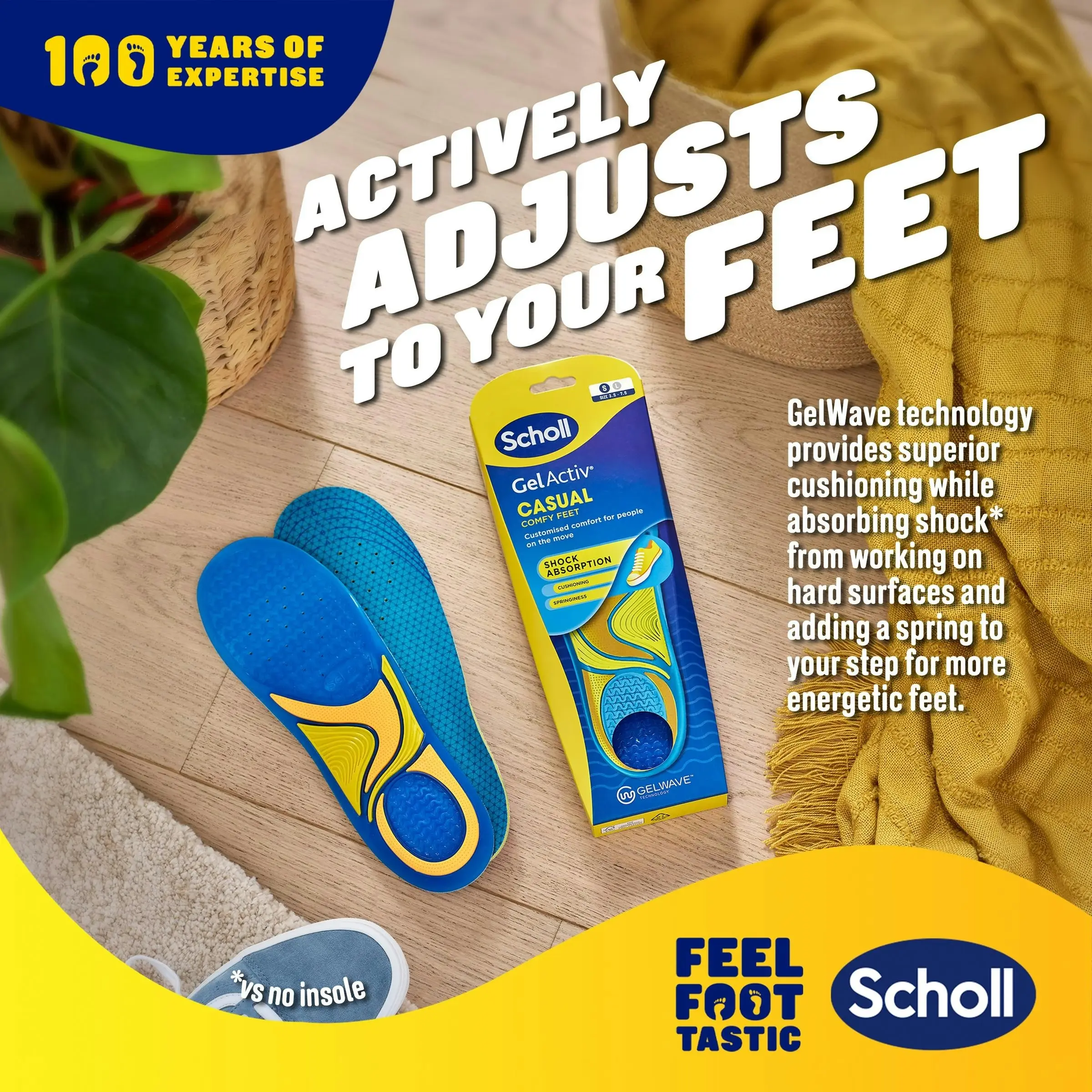 Scholl Gel Activ Insole Casual Small