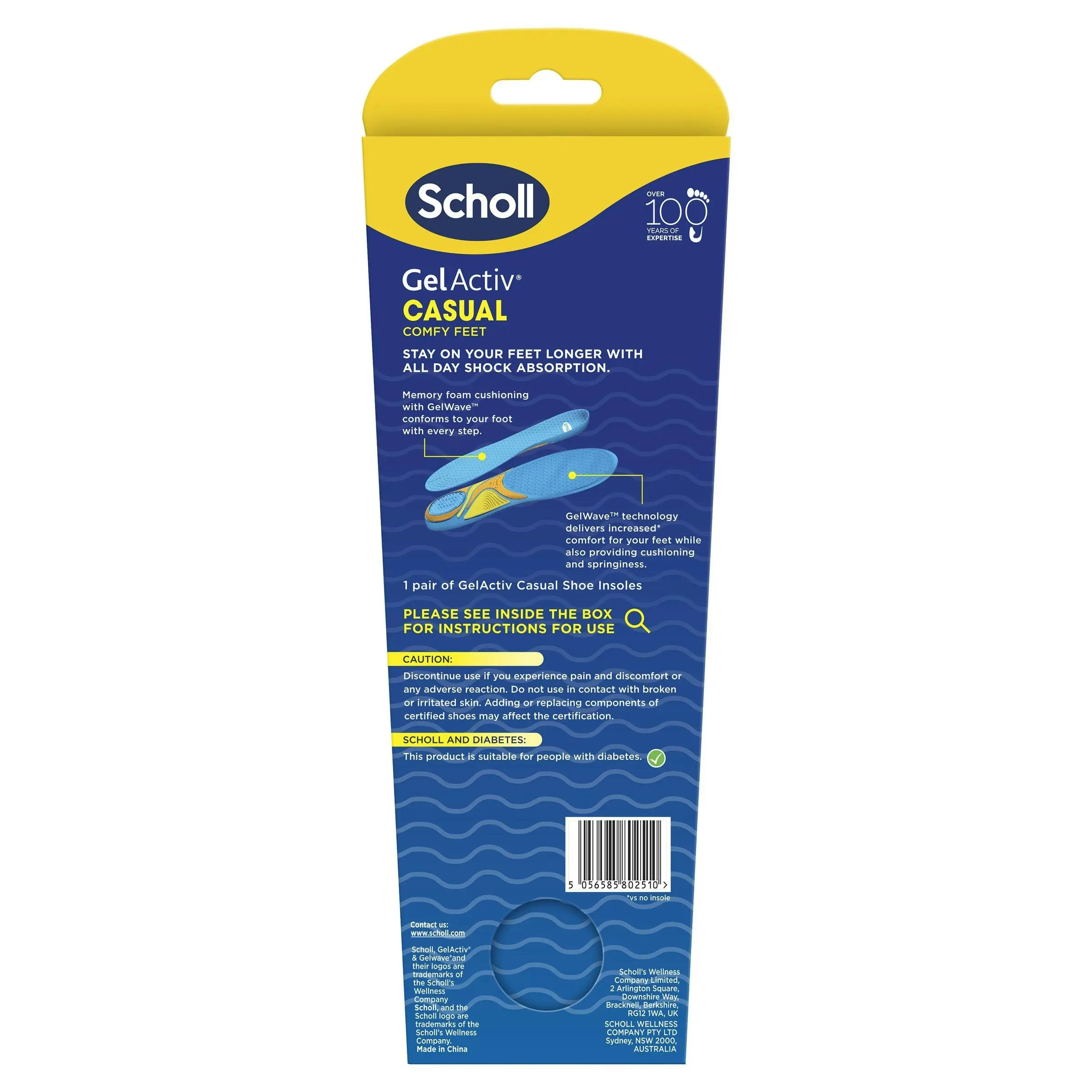 Scholl Gel Activ Insole Casual Large