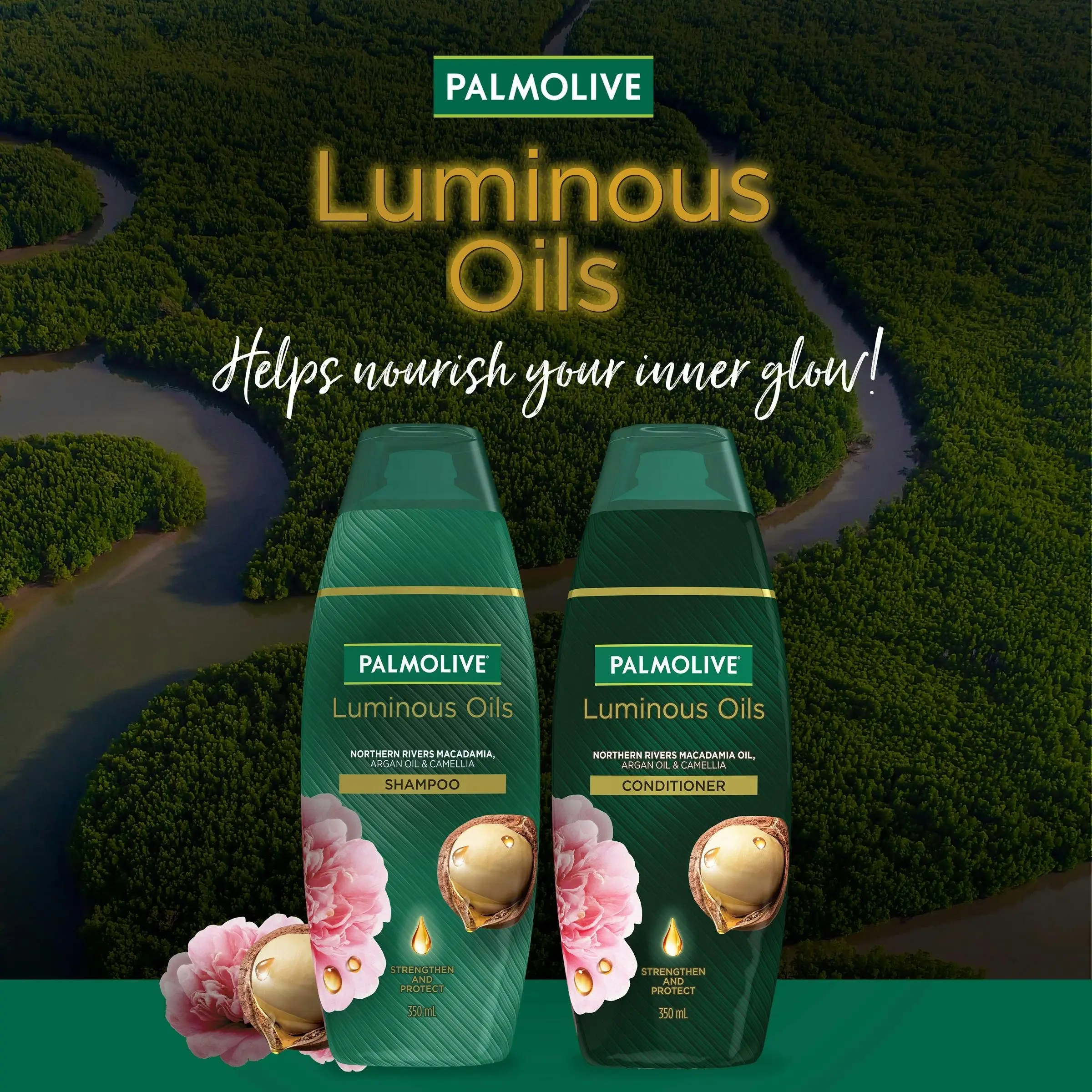 Palmolive Luminous Oils Argan Oil Shampoo 350ml