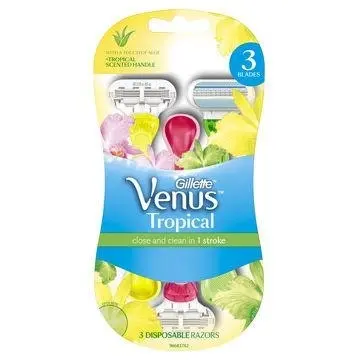 Gillette Venus Tropical Disposable Razor 3 Pack