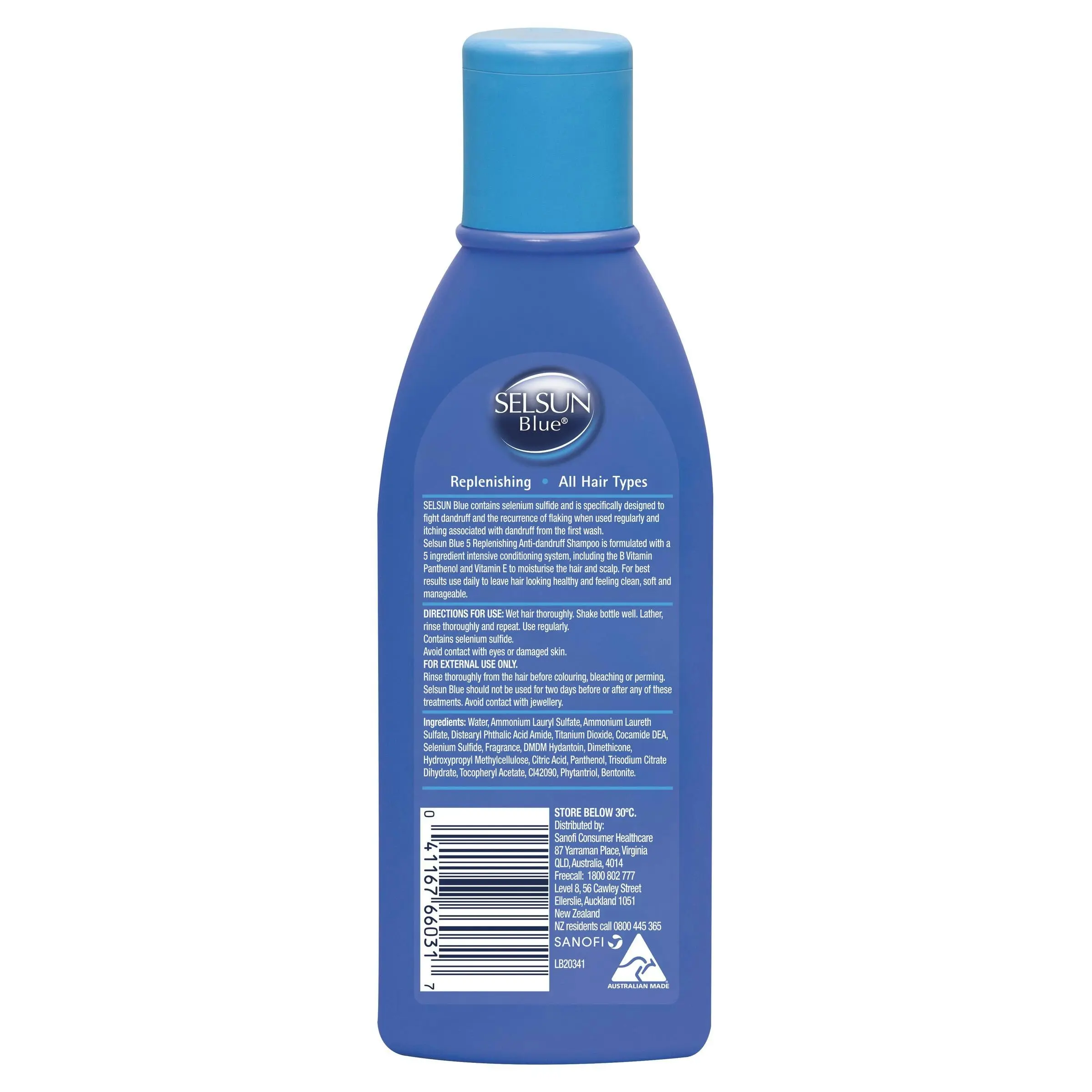 SELSUN Blue Replenishing Shampoo 200ml