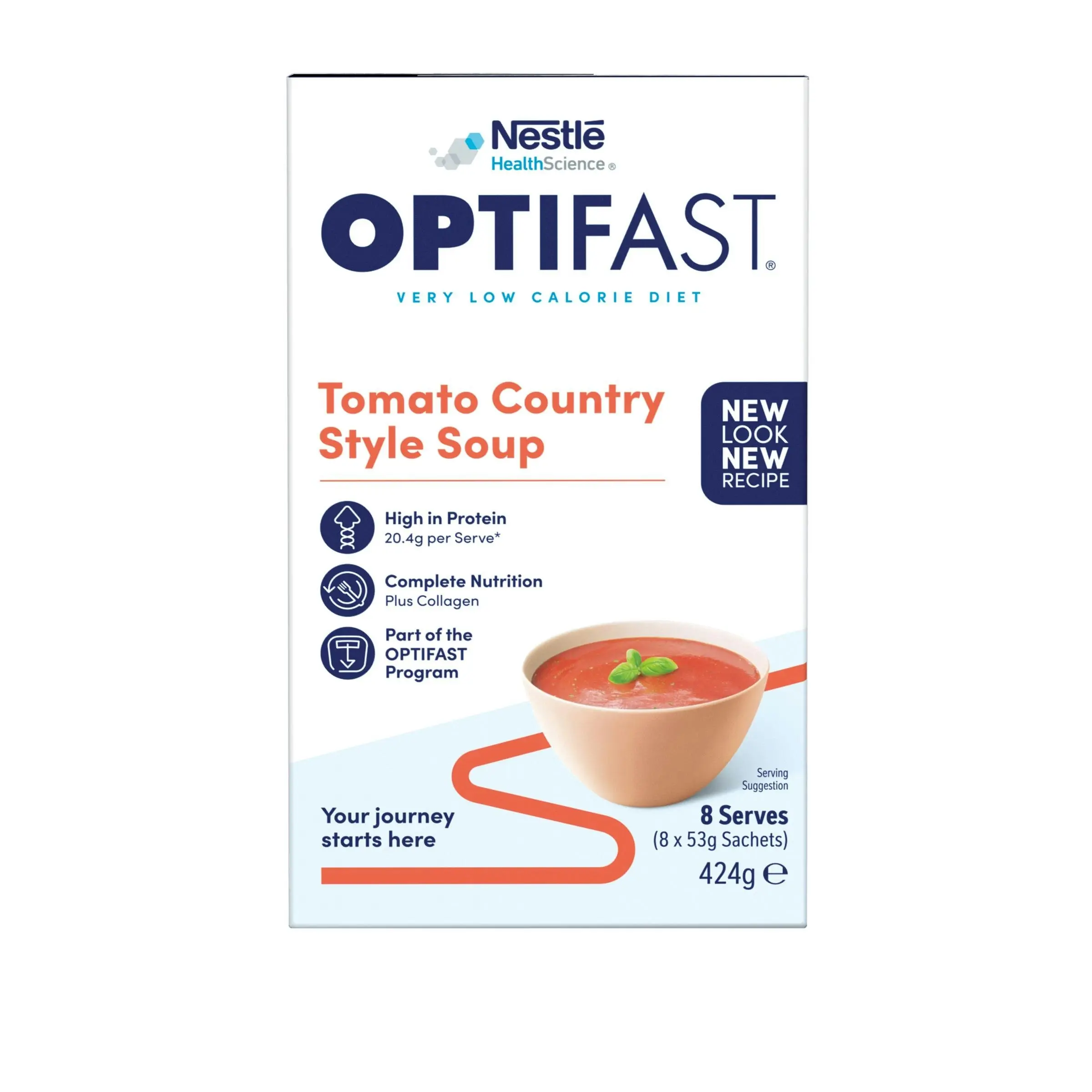 OPTIFAST VLCD Tomato Soup 8x53g