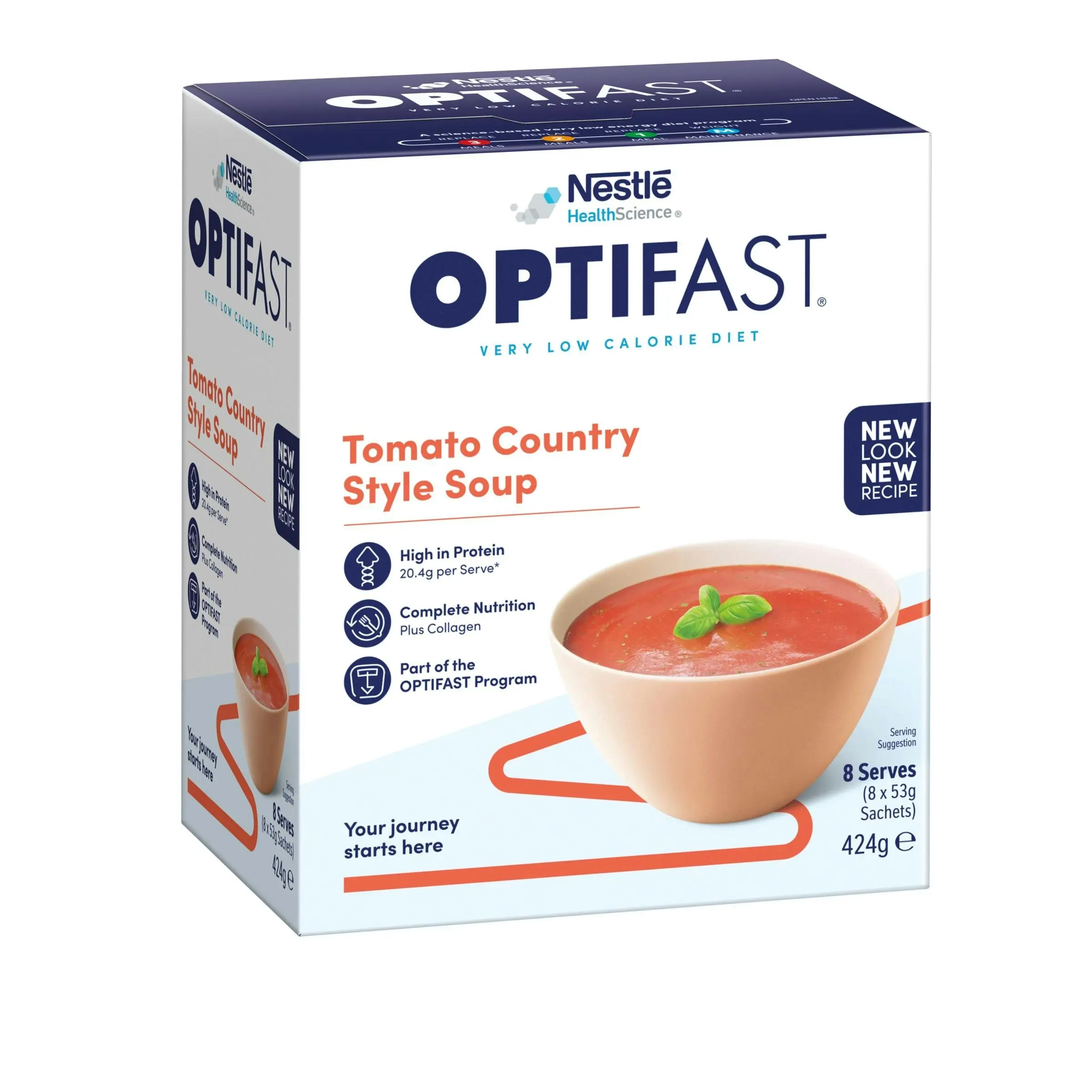 OPTIFAST VLCD Tomato Soup 8x53g