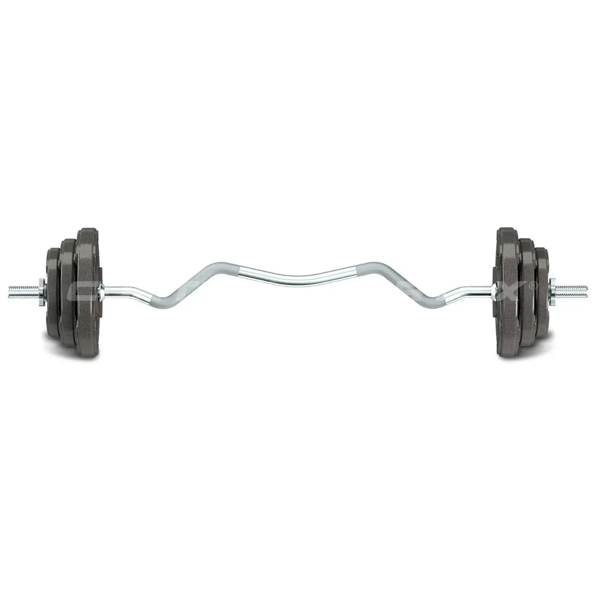 Cortex 40kg Curl Bar 25mm Standard Weight Set