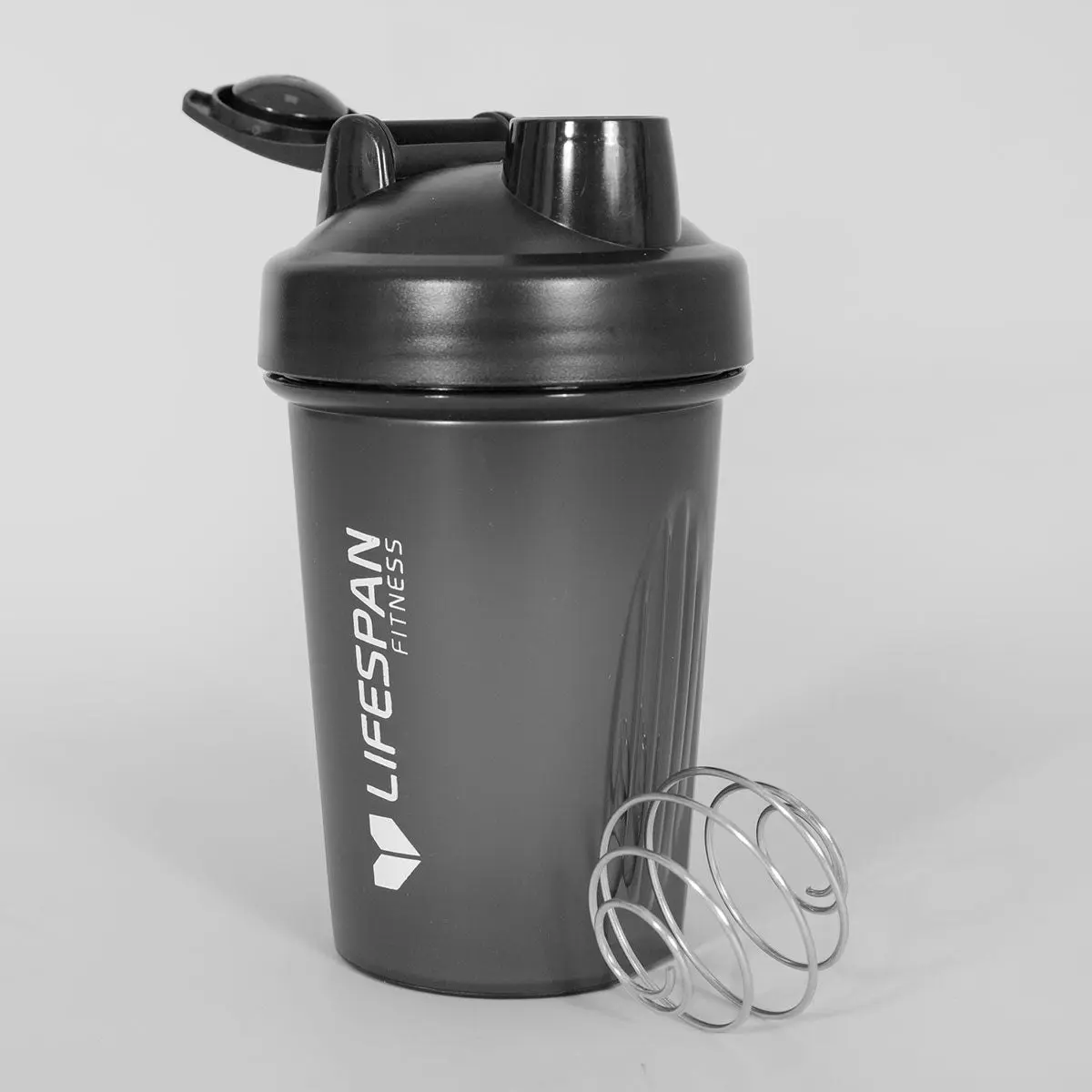 Lifespan Fitness Shaker Bottle 500ml in Black (Pack of 6)