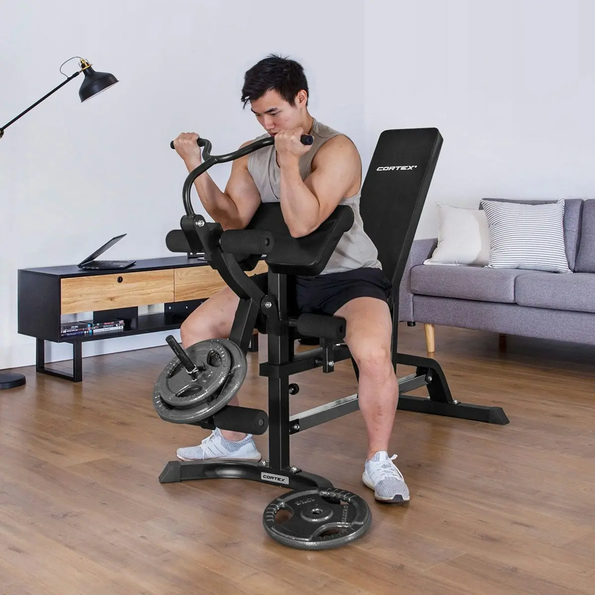 Cortex BN11 FID Bench with Preacher Curl and Leg Curl/Extension