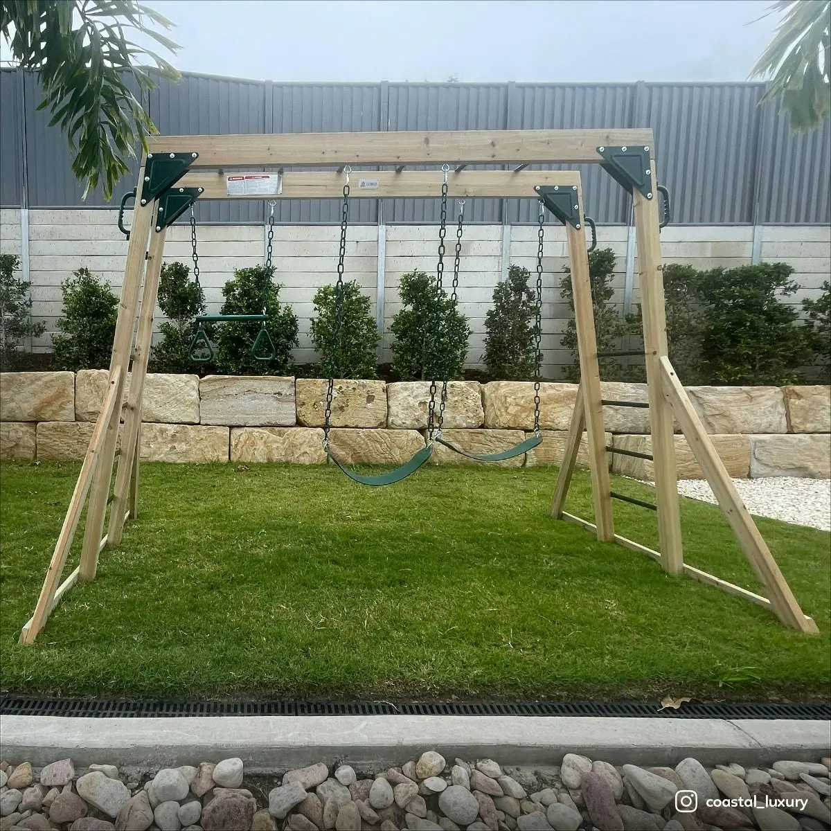 Lifespan Kids Daintree 2-in-1 Monkey Bars & Swing Set