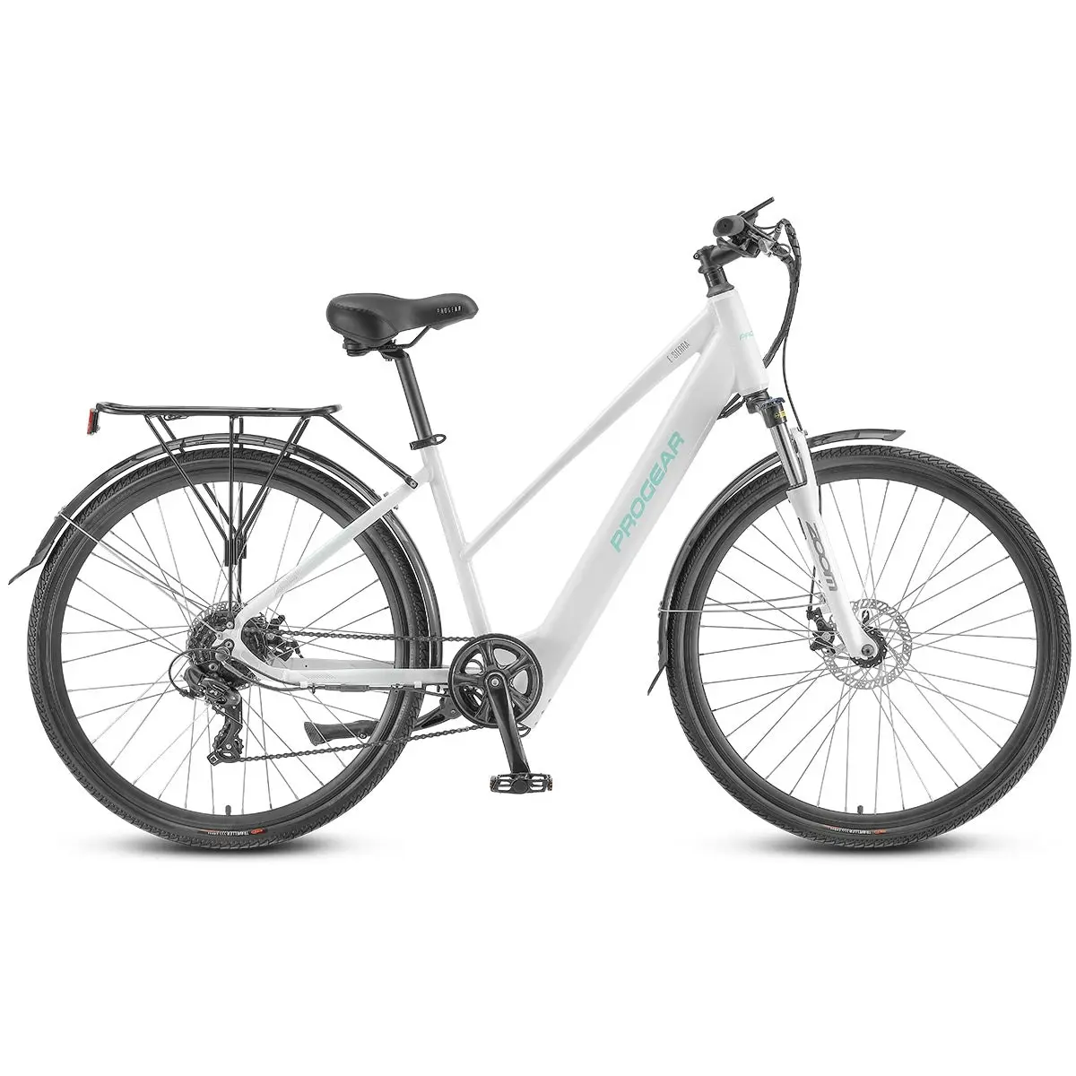 Progear E-Sierra Ladies 700*17" Hybrid 250w Electric Bike - Whisper White