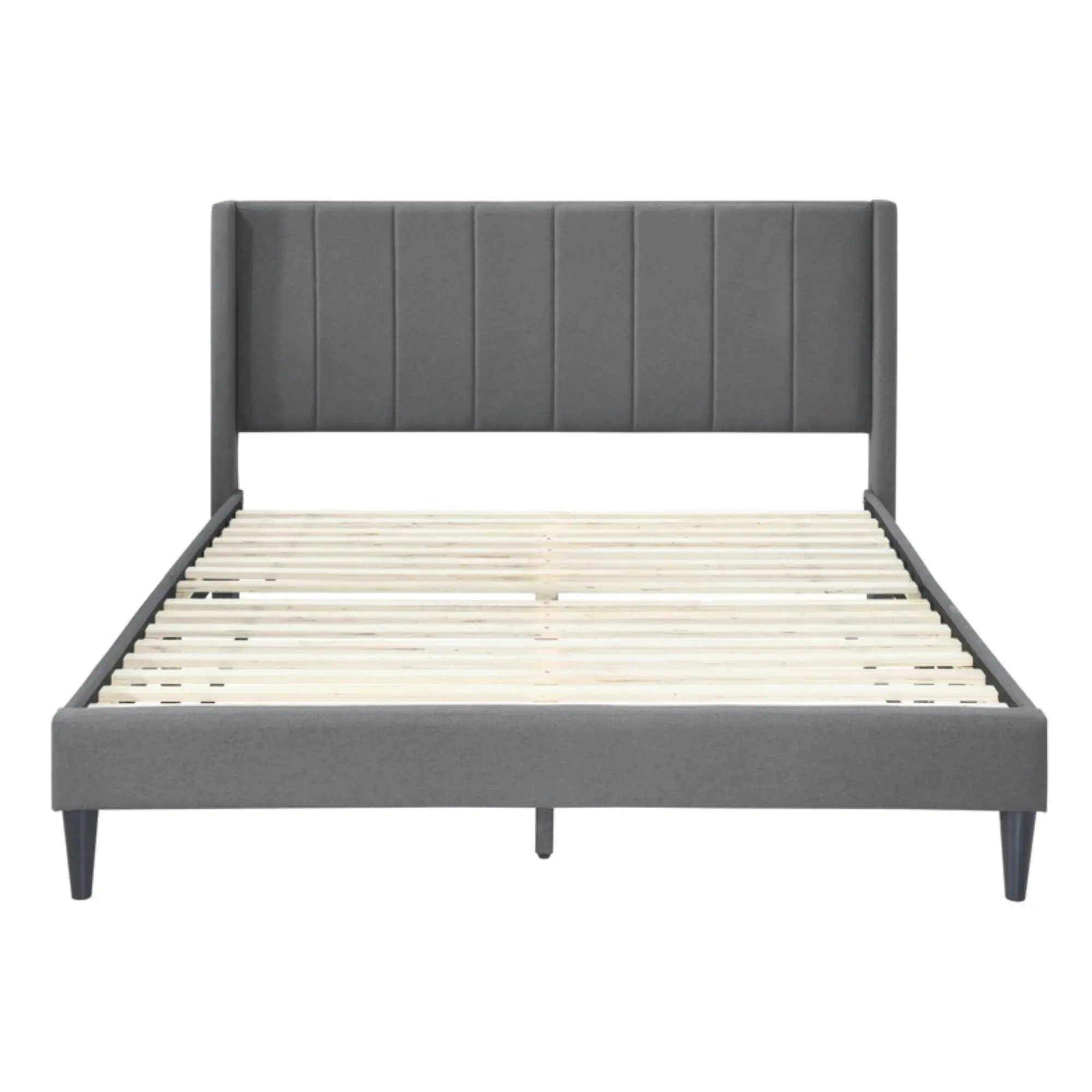 Samson Queen Bed Frame Charcoal