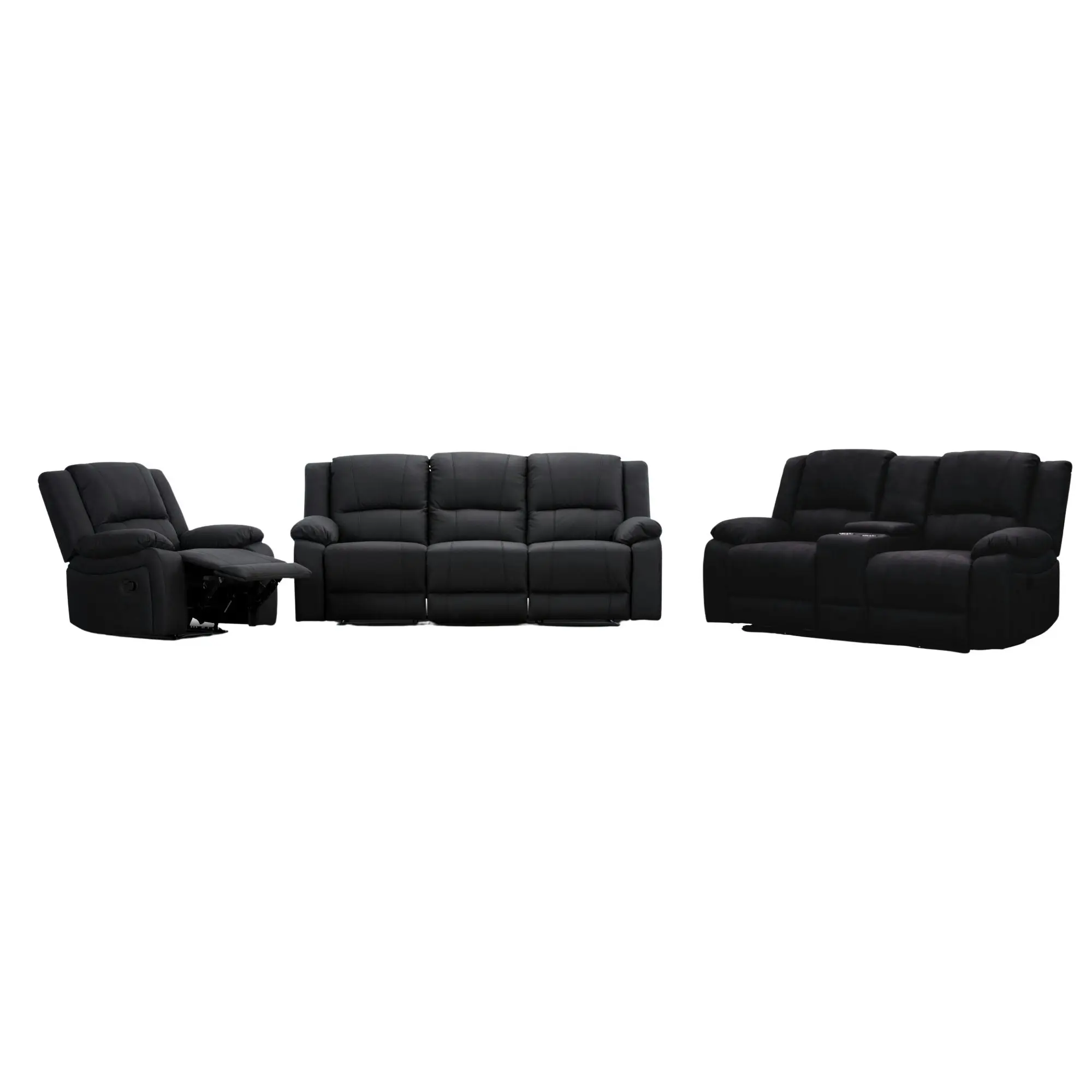 Anderson Fabric Electric Recliner Sofa Lounge Chair