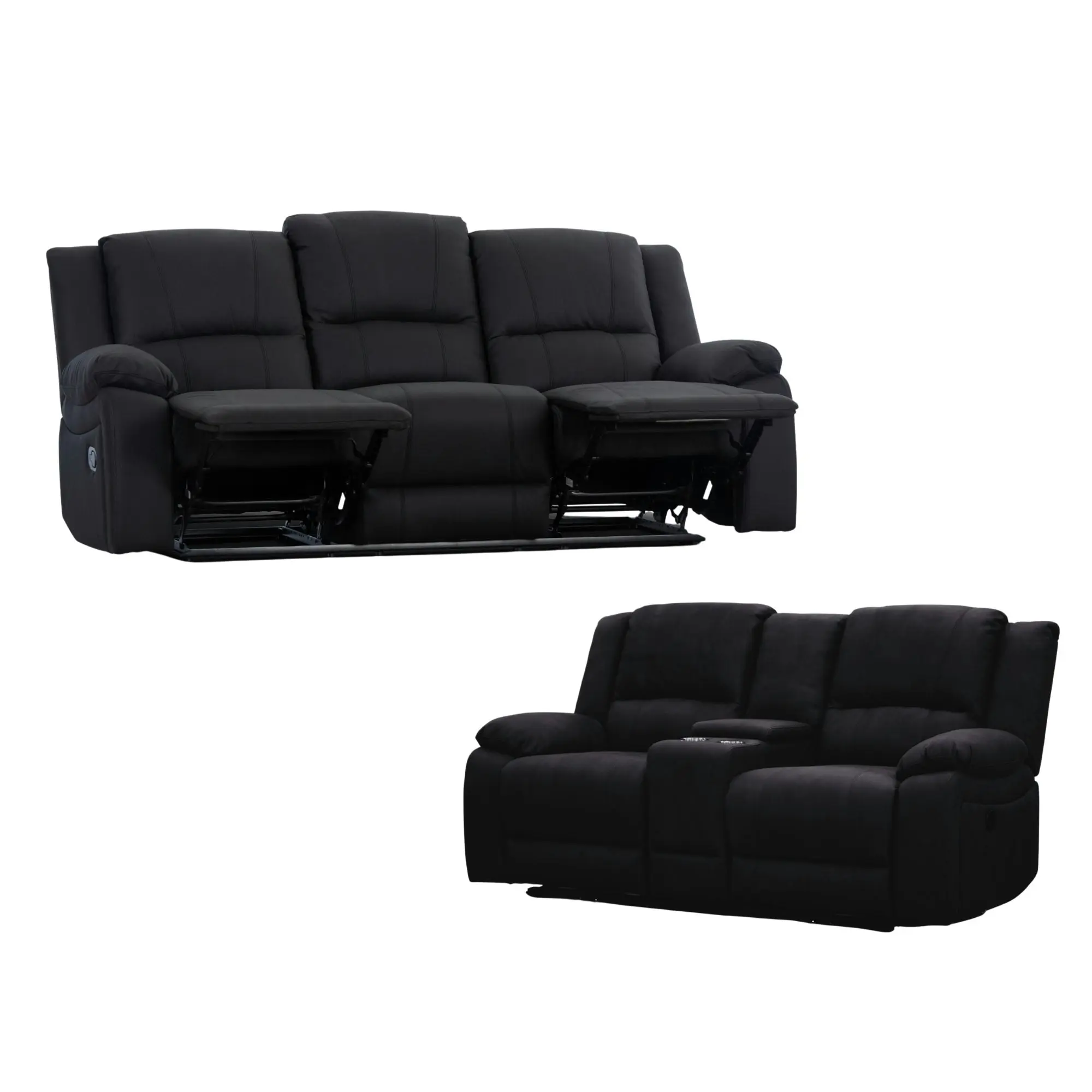 Anderson Fabric Electric Recliner Sofa Lounge Chair