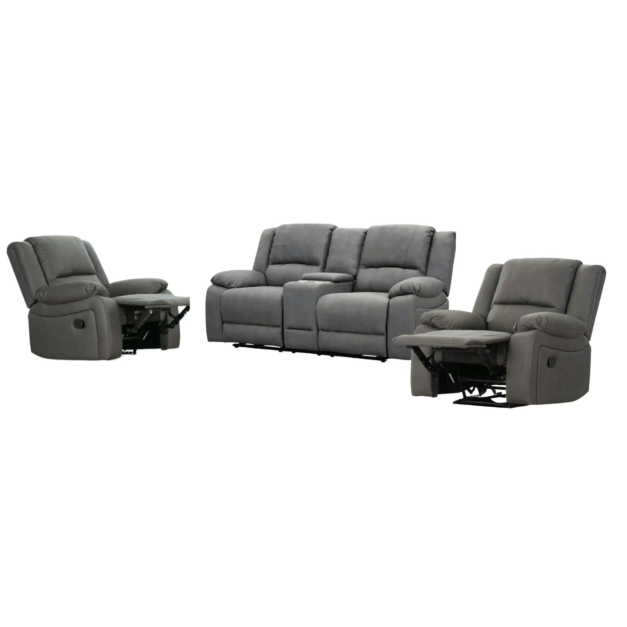 Anderson Fabric Electric Recliner Sofa Lounge Chair