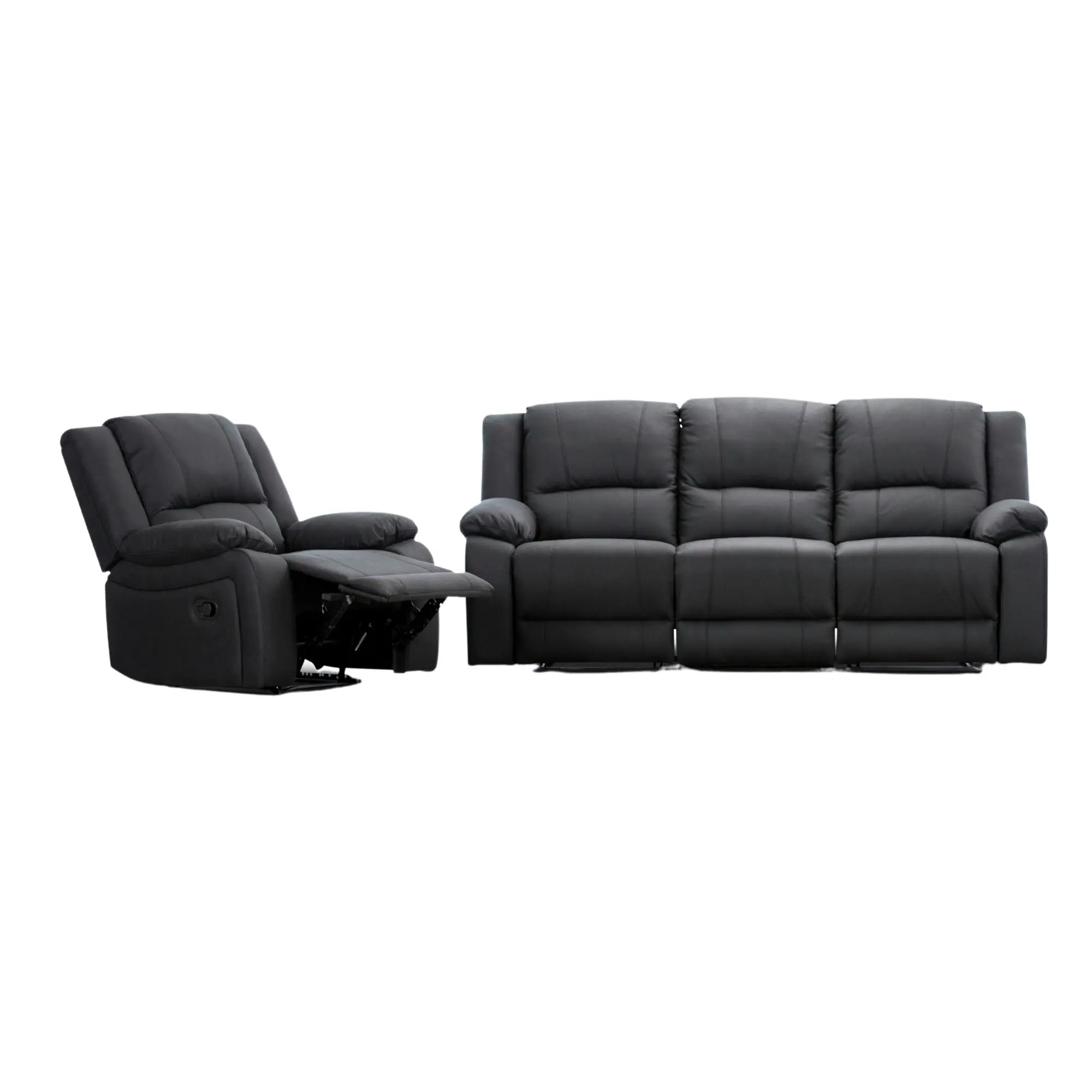 Anderson Fabric Electric Recliner Sofa Lounge Chair