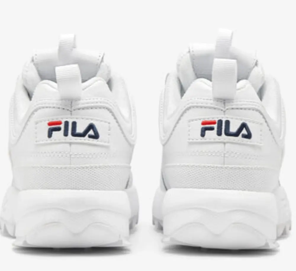 Fila Men's Disruptor II Premium Shoes White / Navy / Red