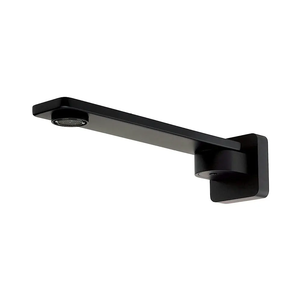 Fienza Koko Slim Swivel Bath Outlet Matte Black 218116B