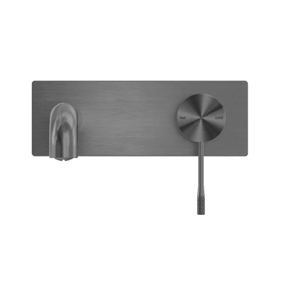 Nero Opal Wall Basin/Bath Mixer Graphite NR251907aGR