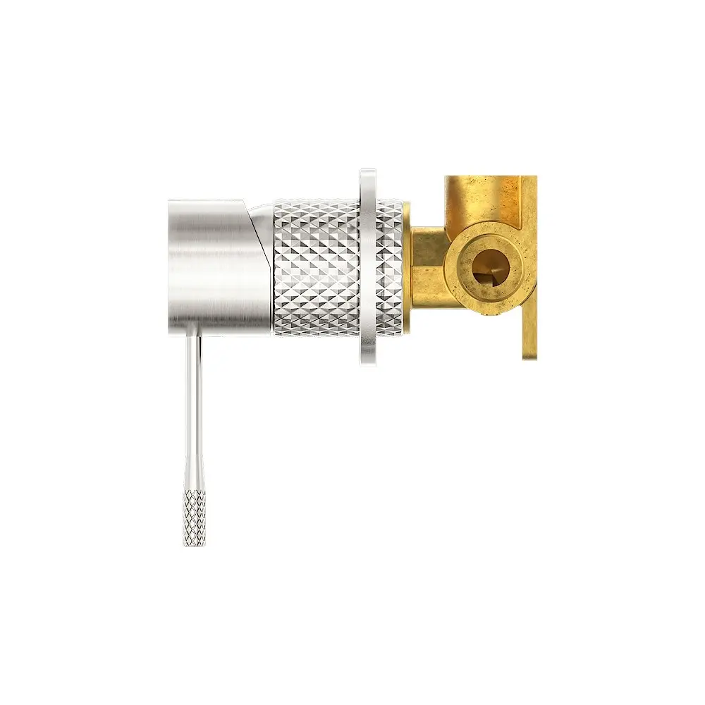 Nero Opal Shower Mixer with 60mm Plate Brushed Nickel NR251909hBN