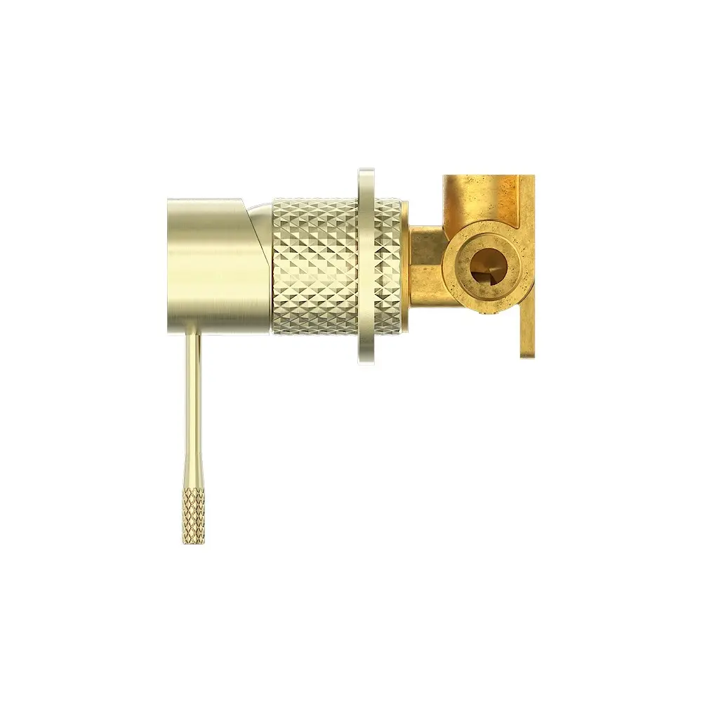 Nero Opal Shower Mixer with 60mm Plate Brushed Gold NR251909hBG