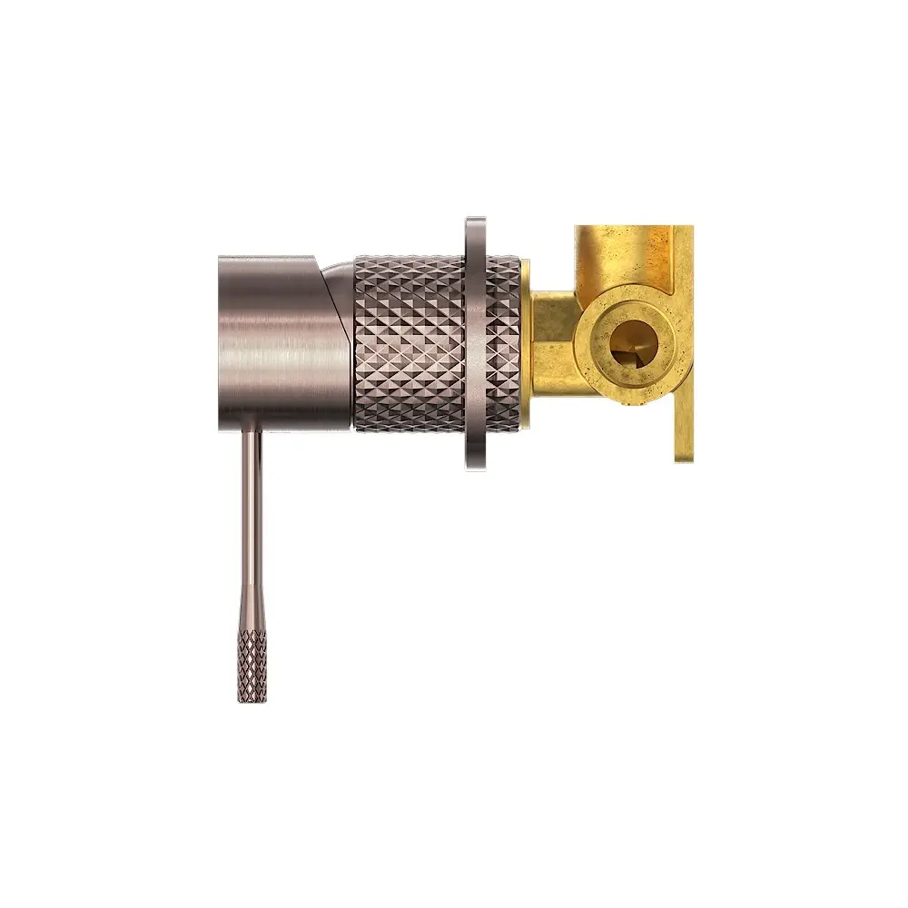 Nero Opal Shower Mixer with 60mm Plate Brushed Bronze NR251909hBZ