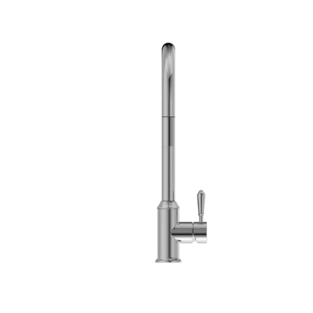 Nero York Pull Out Sink Mixer with Vegie Spray Function with Metal Lever Chrome NR69210802CH