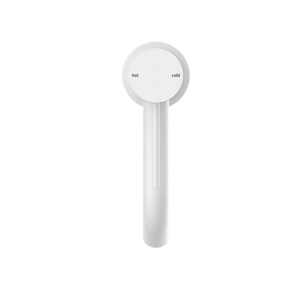 Nero Mecca Basin Mixer Matte White NR221901MW