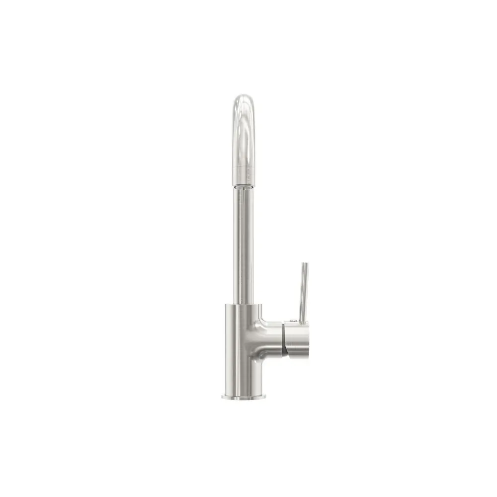 Nero Dolce Kitchen Mixer Gooseneck Brushed Nickel NR250807BN