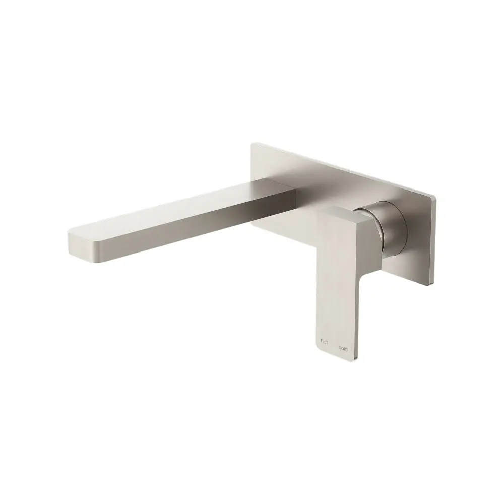 Nero Celia Wall Basin Mixer Brushed Nickel NR301507ABN