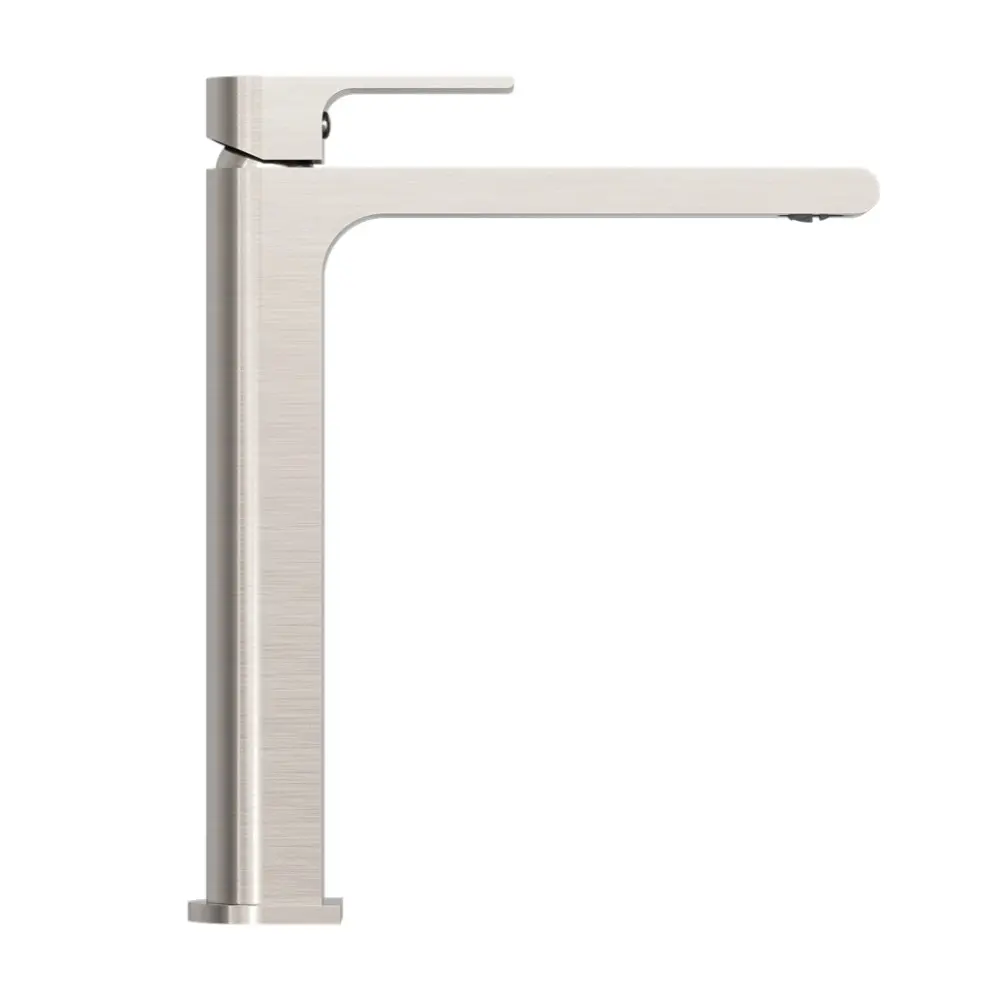 Nero Bianca Mid Tall Basin Mixer Brushed Nickel NR321501DBN