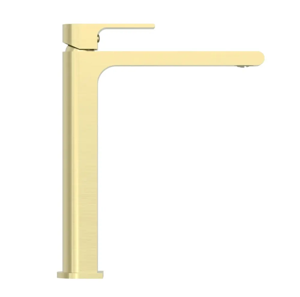 Nero Bianca Mid Tall Basin Mixer Brushed Gold NR321501DBG